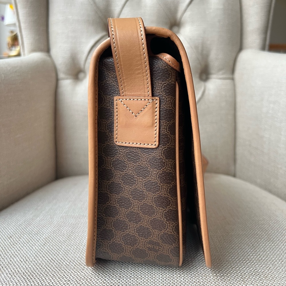 Authentic Celine Macadam Square Triomphe Bag - image 5